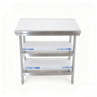 Table de travail multifonctionnelle en acier inoxydable de qualité alimentaire résistante à la corrosion
