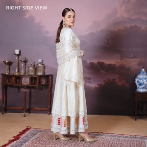 Elegante Conjunto de Traje Anarkali Bordado Estilo Pakistaní para Mujer, Diseño de Palazzo con Dupatta, Vestido Étnico para Fiesta - Product Image 3
