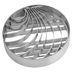 Molde de Acero Inoxidable para Conchas, de Doble Cara, para Pan Dulce y Pan <span class=keywords><strong>Mexicano</strong></span>, Apto para Lavavajillas y Horno, Grado Alimenticio - Product Image 1