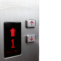 Composants électriques modernes et durables pour ascenseurs, pièces de rechange en acier inoxydable COP&LOP, garantie 1 an, livraison rapide pour hôpitaux et villas