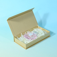 Boîte cadeau haut de gamme personnalisée, étanche, avec doublure en éponge, fermeture magnétique, en carton rigide, pour cartes de vœux, mariage, VIP, cartes de crédit