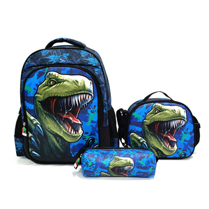 Vente en gros de sac à dos personnalisé pour garçons avec impression de dinosaures sac à dos scolaire pour enfants et étudiants - Product Image 1