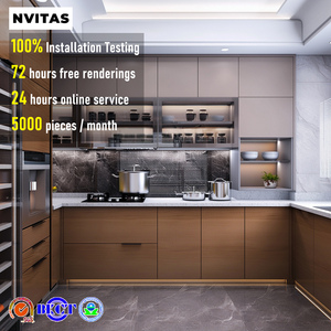 Nvitas 72 giờ Thiết kế chống nấm MDF ván gỗ ván ép gỗ bao gồm bản lề Phụ kiện cho đảo tủ bếp ăn bồn rửa - Product Image 1