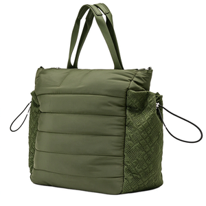 Bolsos Tote Abiertos de PVC de Gran Capacidad para Mujer, Modernos, Casuales, para el Trabajo, Deporte, Viajes, Playa, con Patrón Sólido y Letras - Product Image 1