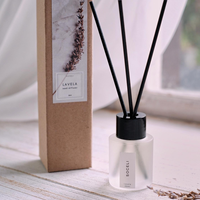 Diffuseur de parfum en verre SOCELI de luxe avec bâtonnets et coffret – Décoration d'intérieur, parfum longue durée, élimine les odeurs