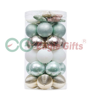 Aquile rosa bianco oro verde menta 5cm palle di natale Boule De Noel decorazioni De Sapins De noel - Product Image 1