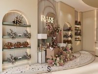 Exhibidores de Flores de Lujo para Diseño de Kioscos en Centros Comerciales, con Luz LED, Tratamiento de Superficie con Barniz, Elegantes para Floristerías