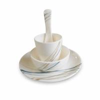 Service de table en mélamine à motif feuilles d'orchidée, style chinois élégant, bol et assiette pour restaurant asiatique, hôtel, usage quotidien CE