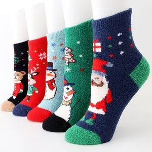 Wholesale New Design Gift Box Women Men Socks Custom Cotton Christmas Socks
