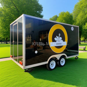 Carrito de Comida Móvil con Horno de Pizza para Terraza, Remolque de Comida Totalmente Equipado con Cocina - Product Image 4