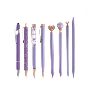 Juego de Bolígrafos de Metal con Cristales y Diamantes - Bolígrafos Brillantes para Escribir en el Diario, Tinta Negra, Regalos Bonitos y Elegantes para Mujeres y Niñas - Product Image 4