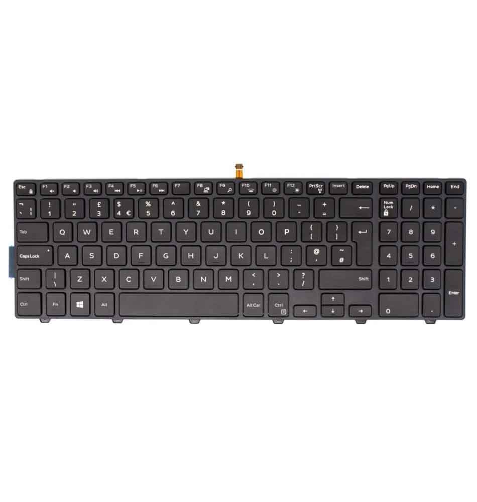 UK Layout LED <strong>Laptop</strong> for <strong>Dell</strong> Inspiron <strong>15</strong> Series <strong>Models</strong> 3558 3543 3565 5548 5542 5552 <strong>15</strong>-7557 7559 <strong>15</strong>-7000 Made Plastic New