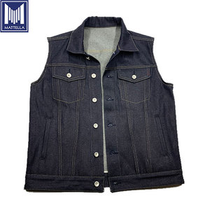 Custom Raw Selvedge Black Men'S <strong>Denim</strong> <strong>Motorcycle</strong> Motorbike <strong>Vests</strong> &amp; Biker <strong>Denim</strong> Jeans Ride <strong>Vests</strong> - Product Image 6