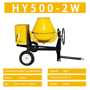 Mezcladora de Concreto Móvil de 500L con Motor de Gasolina, <span class=keywords><strong>Tipo</strong></span> Autocargable, 8M/H de Alta Eficiencia - Product Image 3