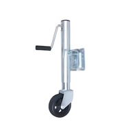 Pièces et accessoires de remorque en acier zingué de haute qualité, roue de jockey pivotante supérieure 800 lb pour bateau/caravane, pneumatique/solide