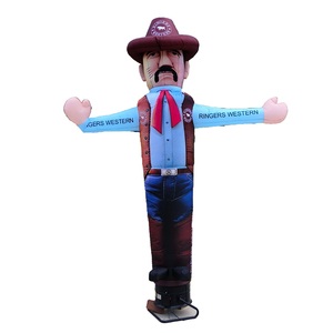Mascota Inflable Gigante de Vaquero del Oeste con Logotipo Personalizado, Bailarín de Aire Inflable para Publicidad y Promoción en Exteriores - Product Image 1