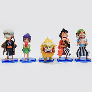 Hot10pcs/ชุดอะนิเมะ PVC ขนาดเล็กฟิกเกอร์ Zoro luffy nami Sanji มังงะงานอดิเรกของเล่นตกแต่งโมเดล5-8.5ซม. - Product Image 4