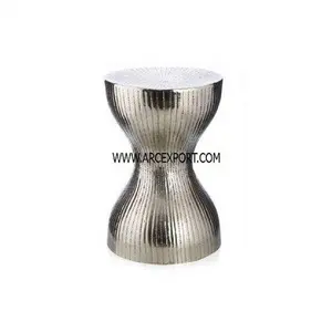 Aluminium Hammered Stool Fancy Desig Decoration Best Quality Luxury Designing Decorating Stool