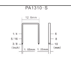 Chiodi in Polimero Ingegnerizzato 16Ga, Graffette in Plastica <span class=keywords><strong>OMER</strong></span> 82P RAPTOR S/05 - Product Image 2