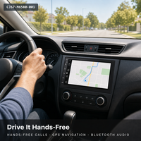 Autoradio portable universel 2Din avec Carplay, Android Auto, caméra 360°, aide au recul, amplificateur pour lecteur, garantie 1 an