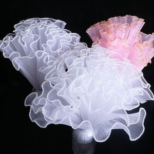 Rete per Confezionamento <span class=keywords><strong>Bouquet</strong></span> con Volant, Impermeabile, per <span class=keywords><strong>Bouquet</strong></span> Fai-da-Te con Tulle Perlato - Product Image 3