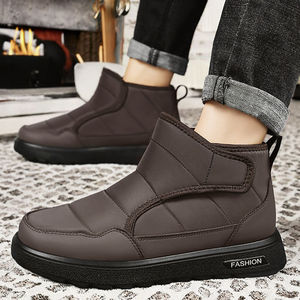 Botas de Nieve Unisex de Talla Grande, Cálidas, Cómodas e Impermeables, con Parte Superior de Tela Personalizada de Fábrica, con Forro de Piel, Estilo Casual - Product Image 2