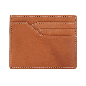 Porte-cartes en cuir de style vintage, fourni directement par l'usine, en cuir véritable souple, design élégant et minimaliste, disponible à la vente - Product Image 5