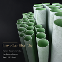 Tube en fibre de verre époxy rond personnalisé 3640, haute tension, enroulé en filament, pultrudé, FR4 G10, isolation électrique