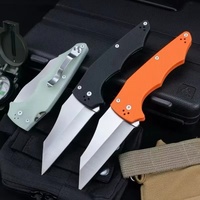 Navaja Plegable de Acero S30V G10 DIY OEM con Punta de Gota, Cuchillo de Bolsillo para Camping, Impresión 3D, Alta Calidad, Herramienta Premium al por Mayor