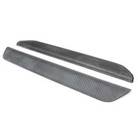 Vantwo - Couvre-seuils de porte avant en fibre de carbone sèche, légers, autocollants, finition brillante/mate pour Tesla Model Y Juniper 2025+