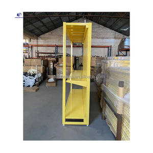 الليمون الأصفر اللون أستراليا نمط مستودع رف تخزين معادن الصناعية أنواع الملفات الصلب رف للأحمال الشاقة رفوف - Product Image 2