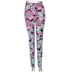 Leggings Navideños Elásticos para Mujer con Estampado Gráfico de Copos de Nieve para Otoño e Invierno - Product Image 4