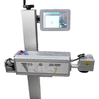 Machine de codage laser pour bouteilles en PET, imprimante de marquage laser CO2 pour ligne de production, imprimante de code de date pour l'impression de logo sur les bouteilles d'eau