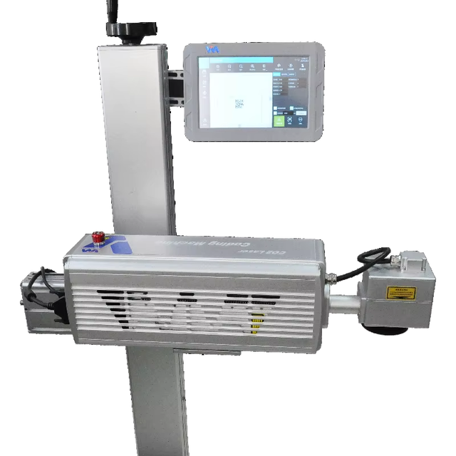 PET Bottle Laser Coding Machine Co2 Laser Marking Printer for Production Line Date Code Printer for Water Bottle logo Printing