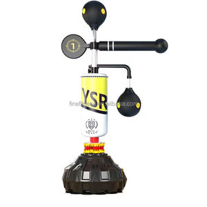 Saco de <span class=keywords><strong>Boxeo</strong></span> Giratorio de Pie para Gimnasio con Balón de Velocidad y Altura Ajustable Multifuncional - Product Image 1