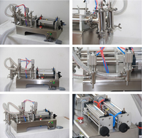 Machine de remplissage liquide à double tête en acier inoxydable à double tête pour shampooing eau huile