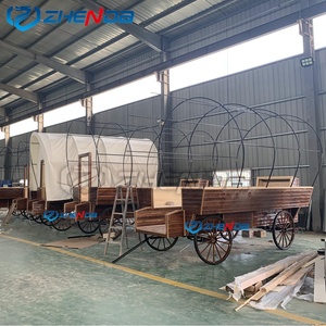 High-end Homestay Hotel Luxury Wagon <b>Tent</b> Removable Conestoga Wagon Carriage <b>Tent</b> Suitable for Outdoor Camping - Product Image 6