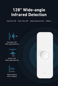 Détecteur de mouvement PIR Zigbee ZP01, détecteur de mouvement PIR Zigbee Tuya, détecteur infrarouge de présence humaine pour maison intelligente - Product Image 5