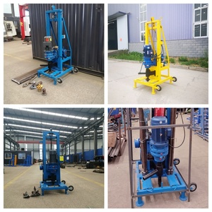 Electric Hydraulic Water Well <b>Drilling</b> Rig with <b>Pump</b> & Motor Portable 30-80m Depth for Drinking Water & Farm Irrigation - Product Image 4