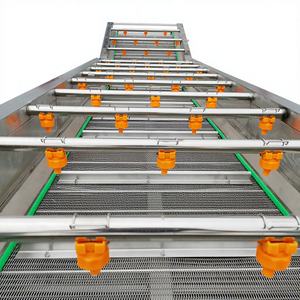 Machine à laver les légumes et les fruits industrielle et commerciale avec moteur en acier inoxydable 304 automatique 380V - Product Image 1