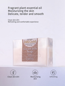 Jabón Orgánico <span class=keywords><strong>Artesanal</strong></span> de Leche de Cabra Natural y <span class=keywords><strong>Avena</strong></span>, Blanqueador, Iluminador e Hidratante con Vitamina E y Aceite de Coco para Hombres, 5.2 oz, 1 Barra - Product Image 4