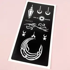 Stickers Pvc Henna Apply With Sticker Finger Henna Stencil Finger Stencil