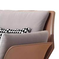 Fauteuil individuel moderne en cuir PU de style italien, canapé-lit de détente pour salon et balcon, design simple, fauteuil Tigre