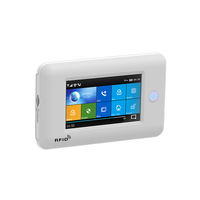 Sistema de Alarma Inteligente para el Hogar con WIFI y GSM, Material ABS, Pantalla Táctil de 4.3 Pulgadas, Control Remoto por Aplicación Tuya, RFID para Activar/Desactivar