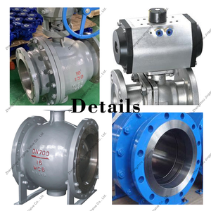 Vanne à bille à grand diamètre montée sur trunnion avec actionneur hydraulique - Product Image 4