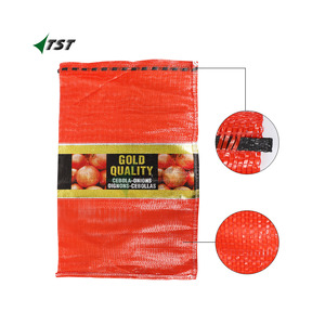 Roja Beliebte Netzbeutel Verpacken Von Gemuse Und Obst Mit Rotem Kordelzug Fur Norwegische Markte Von Guter Saco De Malla - Product Image 3