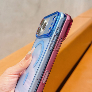 Étui magnétique transparent à chargement sans fil pour iPhone 18 Pro Max 17 Air 16, avec protection intégrée contre les chocs, coque transparente 2.0 en PC - Product Image 4