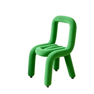 Silla de Maquillaje Metálica Geométrica de Diseño Moderno y Silla Octopus con Tubo Curvo <span class=keywords><strong>para</strong></span> Dormitorio, Comedor y Bar - Product Image 5
