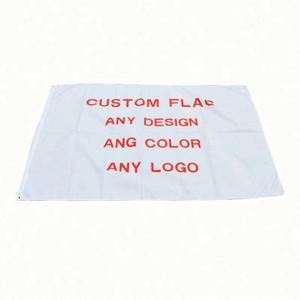 ธงโฆษณาขนาดมาตรฐาน 3x5 ฟุต สำหรับใช้งานกลางแจ้ง ขายส่งทุกขนาด ธงสีขาวแบบกำหนดเอง ธงป้ายโฆษณา - Product Image 3