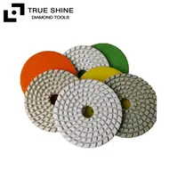 4" hot sales factory outlets dry use ceramic mixed bond floor polishing pads